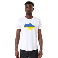 Tshirthane Euro 24 Ukraine Beyaz Erkek T-shirt