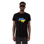 Tshirthane Euro 24 Ukraine Siyah Erkek T-shirt