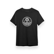Tshirthane Foundation Logo Siyah Kısa Kol Erkek T-shirt