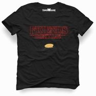 Tshirthane Friends Dont Lie Siyah Erkek T-shirt