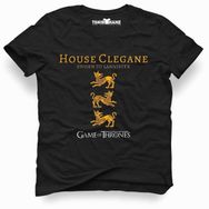 Tshirthane Game of Thrones House Celegane Siyah Erkek T-shirt
