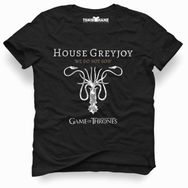 Tshirthane Game of Thrones House Greyjoy Siyah Erkek T-shirt