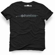 Tshirthane Göktürk Logo Siyah Erkek Tshirt