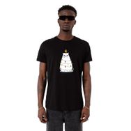 Tshirthane Grumpy Christmas Siyah Erkek T-shirt