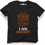 Tshirthane I Am Groot SiyahErkek Tshirt