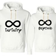 Tshirthane Infinity Beyond 2'li Sevgili Sweatshirt