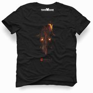 Tshirthane Juggernaut Mask Dota 2 Siyah Erkek T-shirt