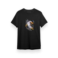 Tshirthane Kartal Pençesi Siyah Kısa Kol Erkek T-shirt
