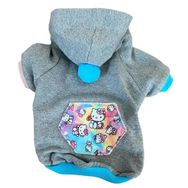 Tshirthane Kitty Grey Kapsonlu Sweatshirt