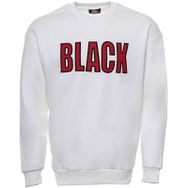 Tshirthane Krem Baskılı Bisiklet Yaka Erkek Sweatshirt