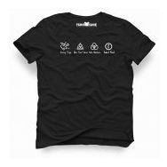 Tshirthane Led Zeppelin Name Siyah Erkek Tshirt