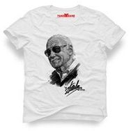 Tshirthane Marvel Stan Lee Rest İn Peace Tag Siyah Erkek T-shirt