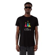 Tshirthane Merry Christmas Siyah Erkek T-shirt