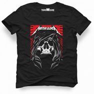 Tshirthane Metallica Bercalona Post Siyah Erkek T-shirt