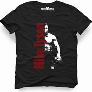 Tshirthane Mike Tyson Punch Siyah Erkek T-shirt