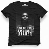 Tshirthane Mike Tyson The Baddest Siyah Erkek T-shirt