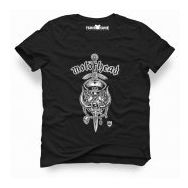 Tshirthane Motörhead Logo Sword Siyah Erkek T-shirt
