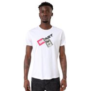 Tshirthane Mr Beast Dollar Bill Beyaz Bisiklet Yaka Erkek T-shirt
