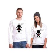 Tshirthane My Devil My Angel 2'li Sevgili Sweatshirt