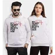 Tshirthane My Heart 2'li Sevgili Sweatshirt