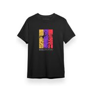 Tshirthane Neon Genesis Evangelion Colorful Siyah Erkek T-shirt
