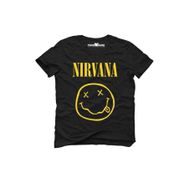 Tshirthane Nirvana Rock Metal Müzik Baskılı Dar Kesim Slim Fit Erkek T-Shirt