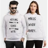 Tshirthane Nothing Makes Sense 2'li Sevgili T-shirt