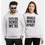 Tshirthane Nothing Sense Were 2'li Sevgili Sweatshirt