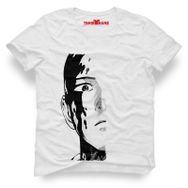 Tshirthane One Punch Man Face Beyaz Erkek T-shirt