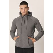 Tshirthane Örme Yarım Fermuarlı Kapşönlu Erkek Kapüşonlu Sweatshirt