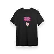 Tshirthane P17210S3162 Mamamoo Dingga Dingga Siyah Kısa Kol Erkek T-shirt