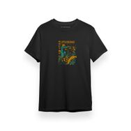 Tshirthane P17267S6047 Ghost in the Shell Anime Retro Vintage Siyah Kısa Kol Erkek T-shirt