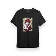 Tshirthane P17319S8149 My Hero Academia Anime Deku Diagonal Art Siyah Erkek T-shirt