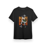 Tshirthane P17322S468 My Hero Academia Anime Bakugou Boom Boom Boom Siyah Erkek T-shirt