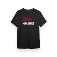 Tshirthane P17328S676 Mission Impossible Run Like Tom Cruise Siyah Kısa Kol Erkek T-shirt