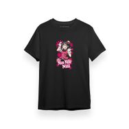 Tshirthane P17330S4354 Love Live Anime Nico Nico Pink Poster Siyah Kısa Kol Erkek T-shirt