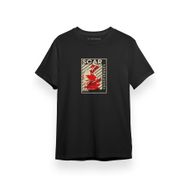 Tshirthane P17351S4379 Fullmetal Alchemist Anime Scar Poster Siyah Kısa Kol Erkek T-shirt
