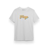Tshirthane P17491S8451 Fargo Rainbow Logo Beyaz Erkek T-shirt