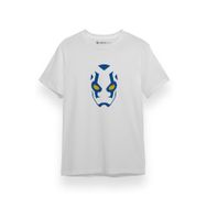 Tshirthane P17525S1349 Blue Beetle Mask Beyaz Erkek T-shirt