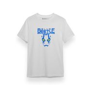 Tshirthane P17526S8166 Blue Beetle Logo Beyaz Erkek T-shirt