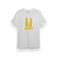 Tshirthane P17530S9048 Black Adam Protect Beyaz Erkek T-shirt