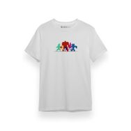 Tshirthane P17535S1988 Big Hero 6 Silhouettes Beyaz Erkek T-shirt