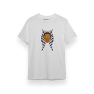 Tshirthane P17547S4768 Ahsoka Tano Head Beyaz Erkek T-shirt