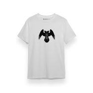 Tshirthane P17609S4336 Thor's Ravens Huginn and Muninn Beyaz Kısa Kol Erkek T-shirt