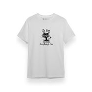 Tshirthane P17698S1728 Kısa Kol Beyaz Erkek T-shirt