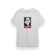 Tshirthane P17727S8239 Great Teacher Anime Great Poster Kısa Kol Erkek Beyaz T-shirt