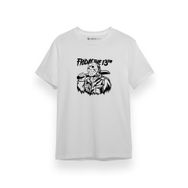 Tshirthane P17738S9061 Halloween Kısa Kol Erkek Beyaz T-shirt