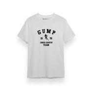 Tshirthane P17742S4786 Forrest Gump Cross Country Team Beyaz Erkek T-shirt