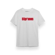 Tshirthane P17805S3522 The Sopranos Pink Letter Beyaz Kısa Kol Erkek T-shirt