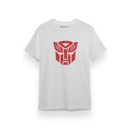 Tshirthane P17922S658 Transformers Autobots Logo Beyaz Kısa Kol Erkek T-shirt